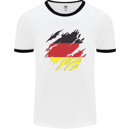 Torn germany flag german - germany, day
