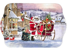 Small Snack Tray, Santa