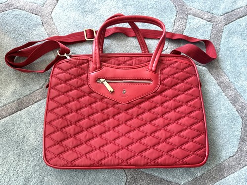 Red knomo charlotte quilted - red,