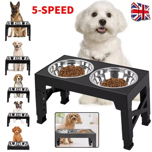 Large dog food feeding stand - food,
