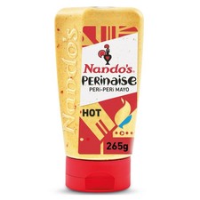 Nando's Hot Perinaise Peri-Peri Mayonnaise 265g – Spicy Creamy Sauce Dip
