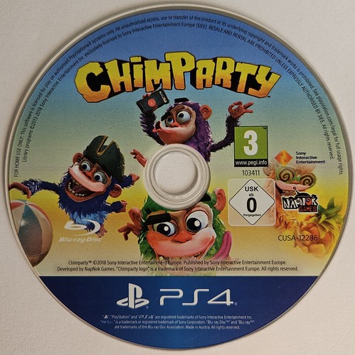 Chimparty disc only - only,