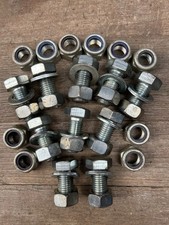 M16 x 35mm Long Bolts Nuts & Washers. Zinc Plated. 8.8. GFD. x10. New Other.