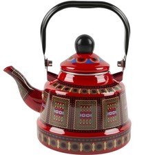  Enamel Teapot Old Fashioned