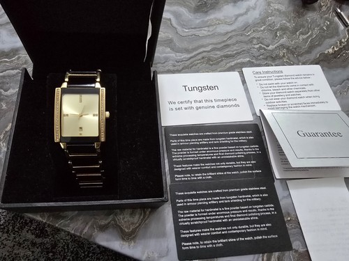 Tungsten ladies diamond watch - diamond,