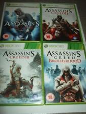Assassins Creed Bundle 4 Games 1,2,3 And Brotherhood for  Xbox 360  "FREE P&P"