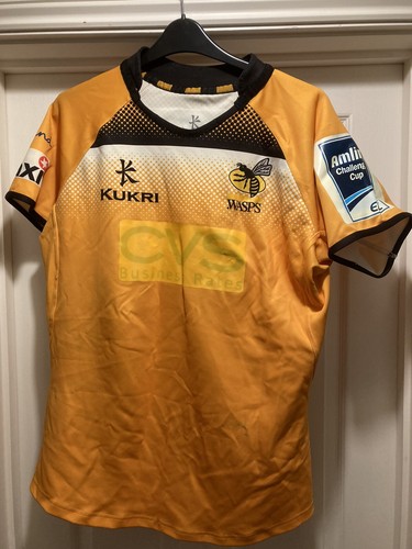 Match worn wasps rugby - match, shirt