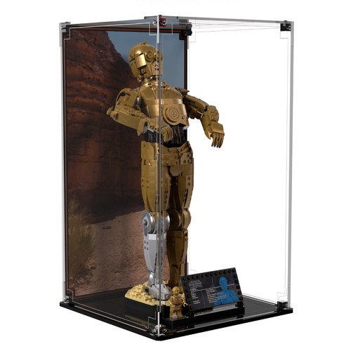Brick display case for - brick,
