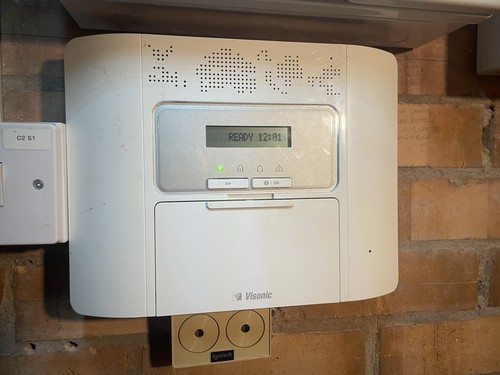 Visonic wireless alarm panel - alarm,