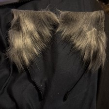 Faux Fur Fox Wolf Ears