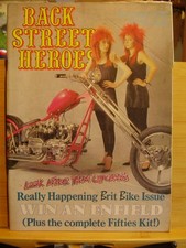 VINTAGE BSH BACK STREET HEROES MOTORCYCLE BIKE MAG DECEMBER 1989 # 68  ARIEL