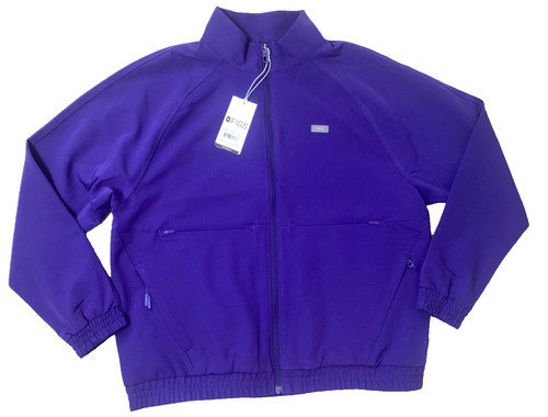 Figs sydney scrub jacket - figs, pulse