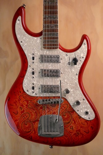 Hutchins fury red paisley - fury,