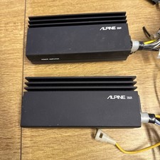 Alpine 3501 Power Amplifier X2 Car Stereo Radio V Good Working Condition
