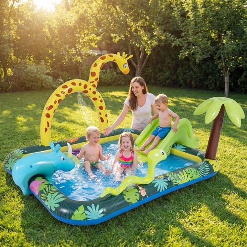 Inflatable play center - center, jungle