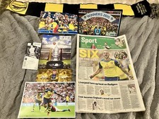 Arsenal VAston Villa Fa Cup Final 2015 Memorabilia-Programme, Ticket, Newspaper