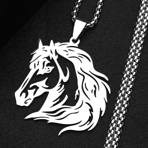 Horse head pendant - pendant, necklace