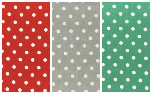 Polka dot fabric - polka, wide