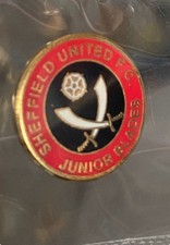 Sheffield United Early Rare Official Junior Blades Badge Very Rare