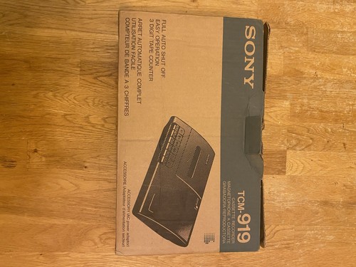 Sony cassette recorder - cassette, tcm