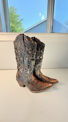 Corral vintage genuine python - vintage,