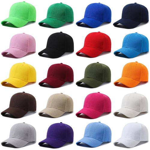 Mens light plain baseball cap - plain,