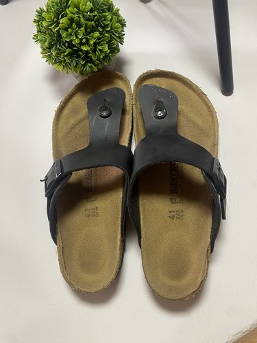 Birkenstock gizeh black thong - birkenstock,