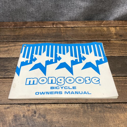 Vintage 1987 mongoose bmx - mongoose,