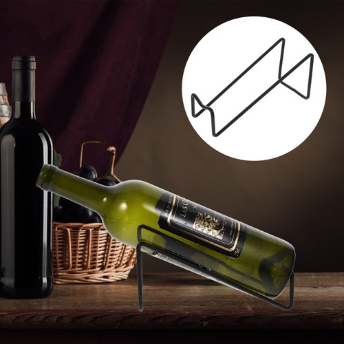 2pcs metal wine bottle - wine, rack