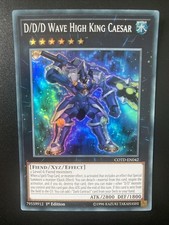 D/D/D Wave High King Caesar COTD-EN042 1st Edition Super Rare Yugioh