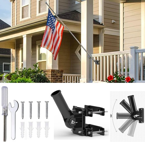 Driling flag pole holder - flag,