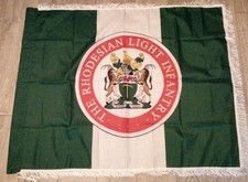 The Rhodesian Light infantry Presidents colours Banner Flag