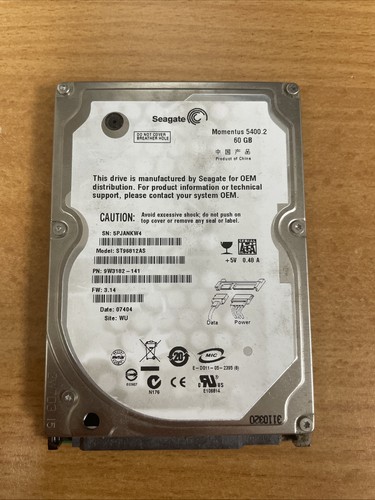 Playstation harddrive 60gb - 3,