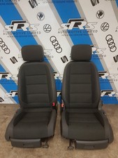 VW Touran Grey Cloth Front Seats with Rear Trays PAIR VW Caddy 2K / MK3 Upgrade