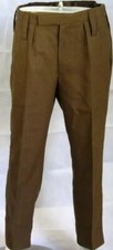 Brown Trousers NO2 FAD Officers Barrack Dress Genuine British Army Mens