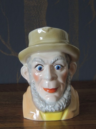 Pottery head character jug - pottery,
