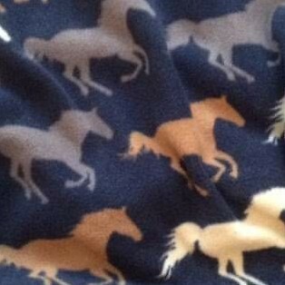 Fleece saddle cover and - saddle,