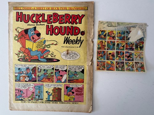 Huckleberry hound weekly comic - hound,