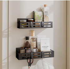 2 Pack Magnetic Spice Rack for