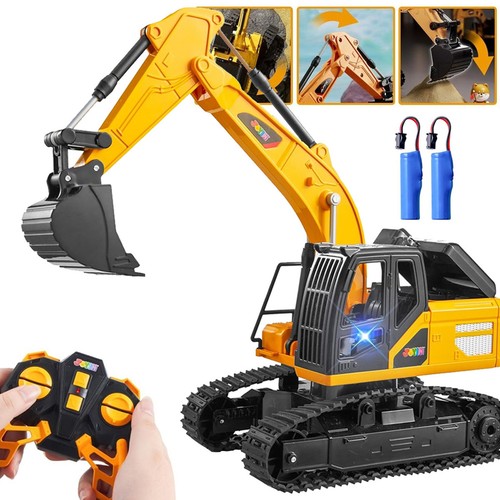 Kids remote control excavator - control,