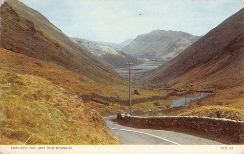 Postcard cumbria lake - postcard,