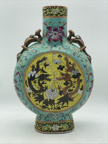 Chinese famille rose medallion - rose,