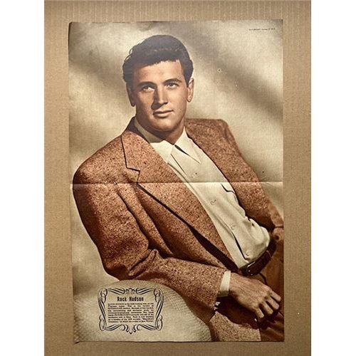 Rock hunson 1953 vintage - rock,