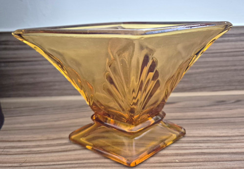 Vintage art deco bagley - vintage, amber
