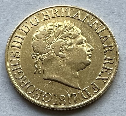 1817 sovereign george iii - george,