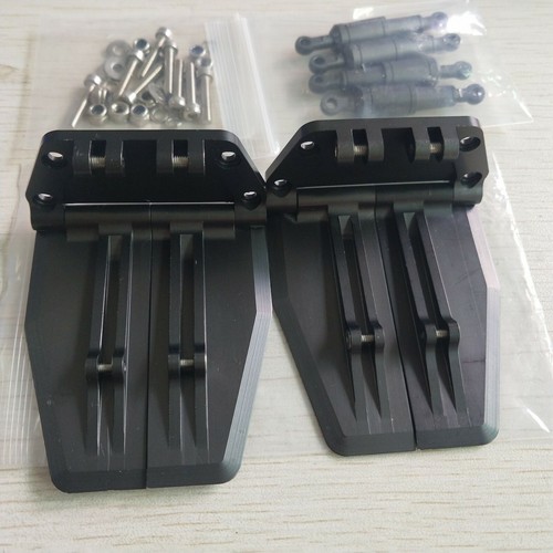 2pcs black aluminum trim - aluminum,