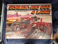 BOXED VINTAGE SCALEXTRIC 600 4 LANES 4 CARS RARE 