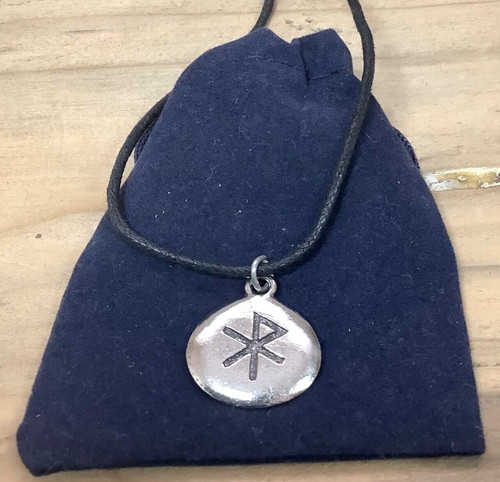 Viking rune stone - viking, silver