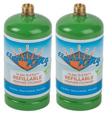 2-Pack 1lb Refillable Camping