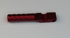 RUGER 10/22  RED ANODIZED ALLUMINIUM LONGER side rail